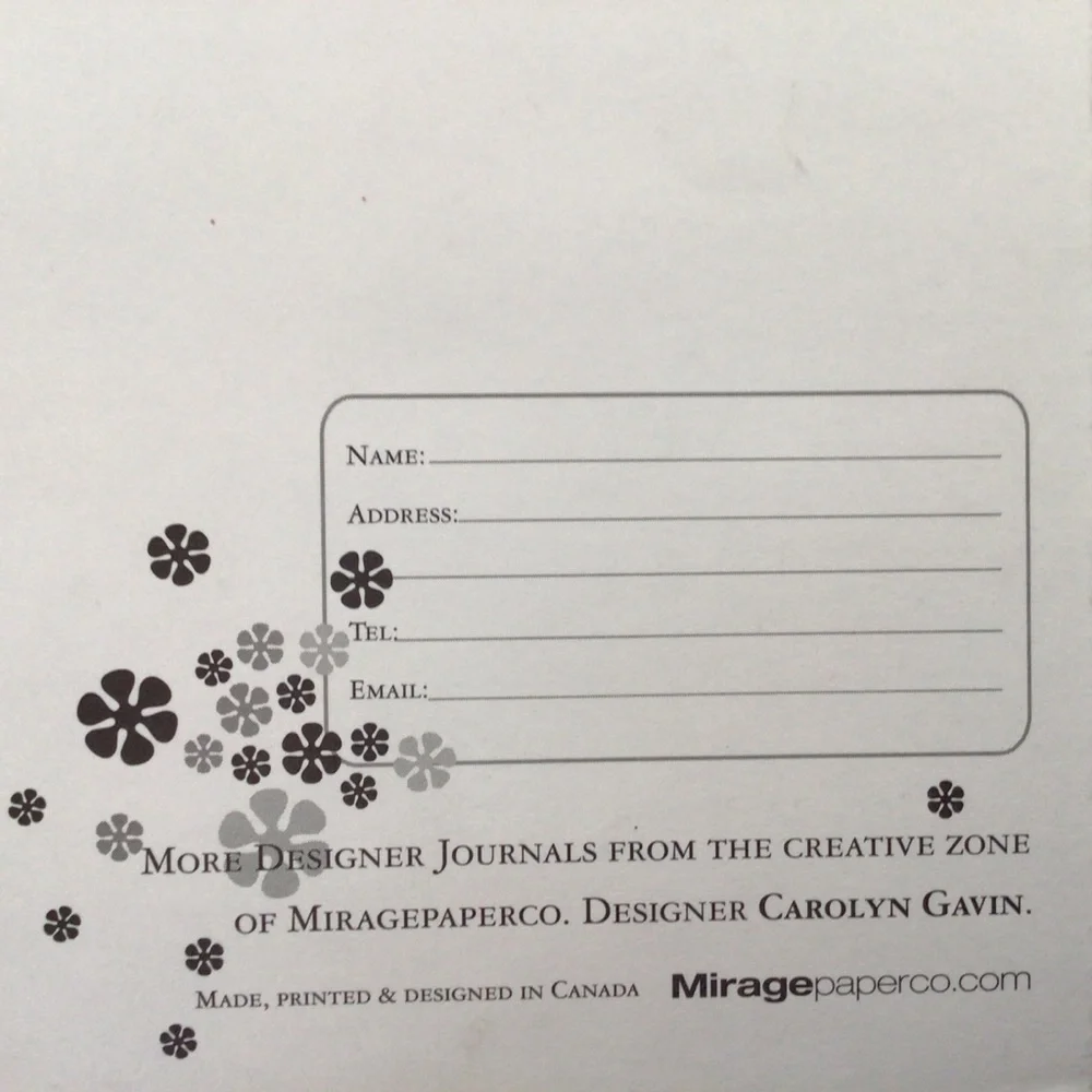 MIRAGE PAPER COMPANY DAISY JOURNAL. NWT.